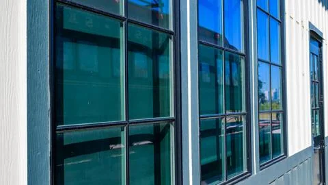 Decorative elements and exterior architectural details of the Red Fork Depo.. Fotos de archivo
