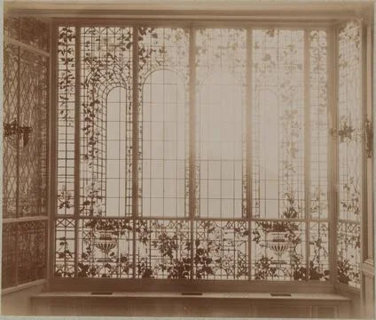 Decorative elements Anonymous. Elements of decor. Draw on crossllated albu... Foto stock