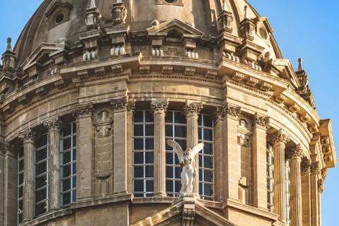 Decorative elements of the central dome of the MNAC Foto stock