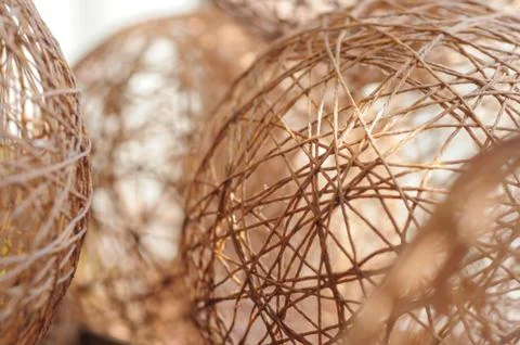 Decorative elements for a cozy home Stock Photos