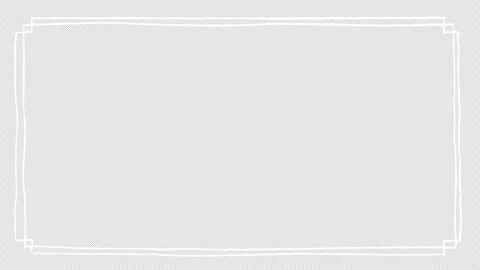 Decorative elements featuring a title frame with wavy, looping hand-drawn lines Stock Footage 341546407
