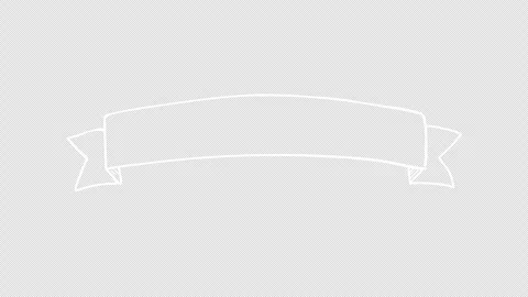 Decorative elements featuring a title frame with wavy, looping hand-drawn lines Stock Footage 341546933