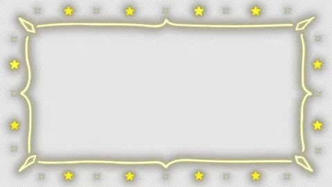 Decorative elements featuring a title frame with wavy, looping hand-drawn lines Stock Footage 341546943