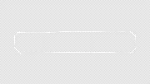 Decorative elements featuring a title frame with wavy, looping hand-drawn lines Stock Footage 341546946