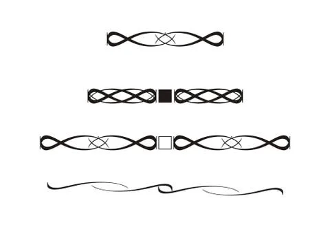 Decorative  elements Stock Illustration