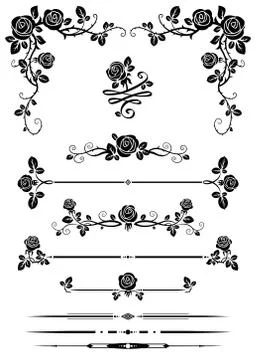 Decorative elements イラスト素材
