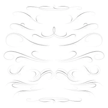 Decorative elements Stock Illustration