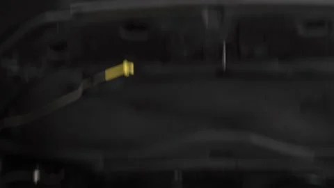 Decorative engine cover Stock Footage 143828371