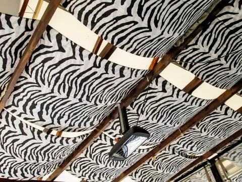 Decorative fabric ceiling 3 Stock Photos