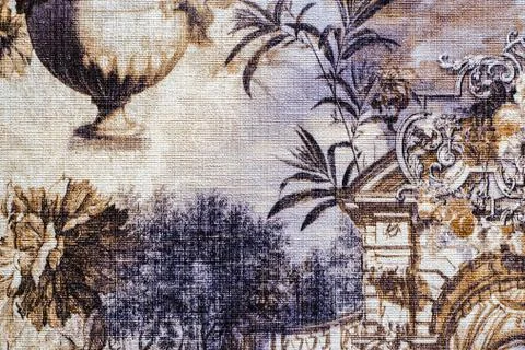 Decorative Fabric Material Textile Surface Wallpaper. Abstract Pattern. Suitable Stock Illustration