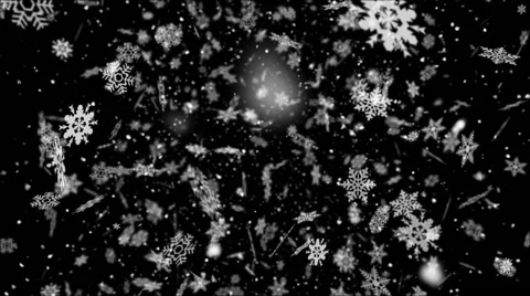 Decorative falling Snow Stock Footage 46064871