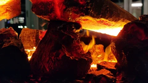 Decorative fire Stock Footage 118221092