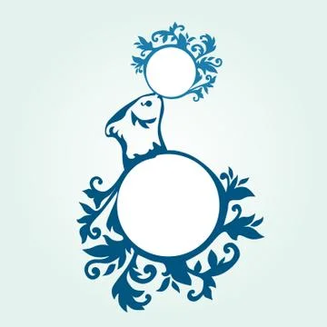 Decorative fish Illustrazione stock