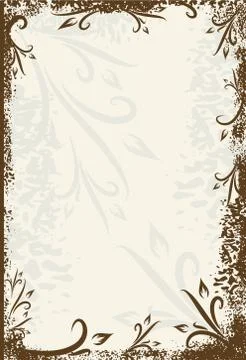 Decorative floral background. 스톡 일러스트