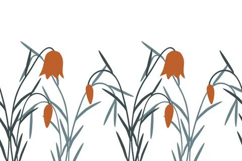Decorative floral background Stock Illustration