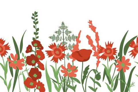 Decorative floral background Stock Illustration