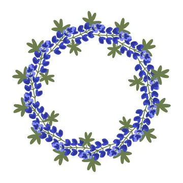 Decorative floral frame Stock Illustration
