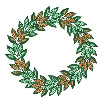Decorative floral frame Stock Illustration
