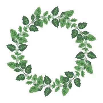 Decorative floral frame Stock Illustration