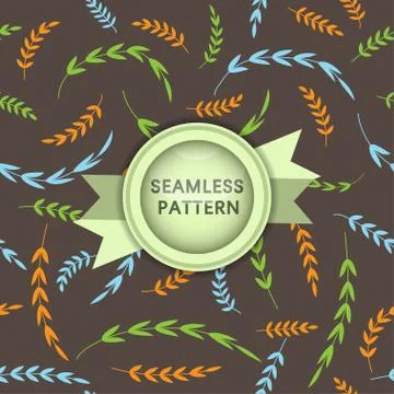Decorative floral seamless pattern. イラスト素材
