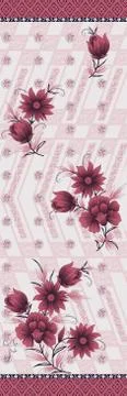 Decorative flower design with digital background 스톡 일러스트