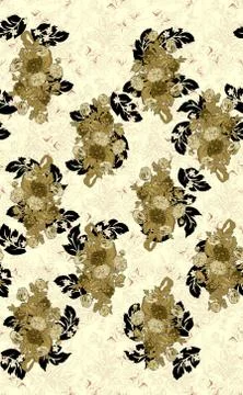 Decorative flower design pattern background 스톡 일러스트