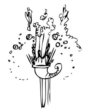 Decorative flower Stock Illustration