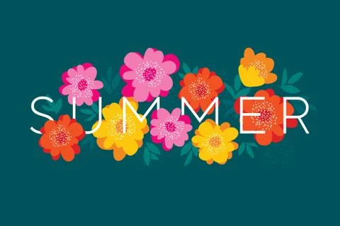 Decorative flower modern design element Stock Illustration