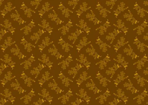 Decorative Flower Pattern Stock Illustration