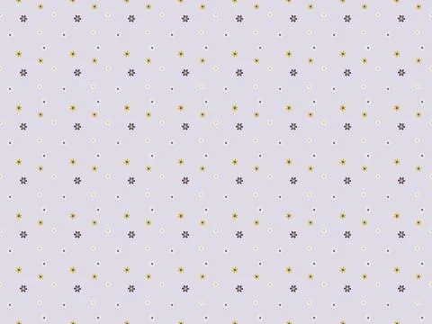 Decorative flower as seamless pattern isolated on violet background ep16 イラスト素材
