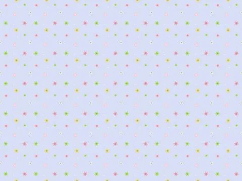 Decorative flower as seamless pattern isolated on white background ep11 イラスト素材