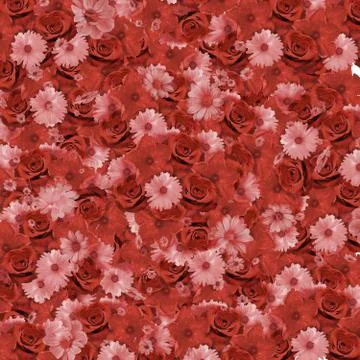 Decorative flowers イラスト素材