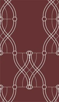 Decorative flowers vector CNC Laser Cut Panel Stock Illustration