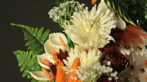 Decorative Food Composition Stock Footage 51664027