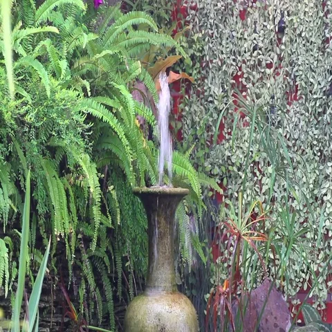 Decorative Fountains Stock Footage 69437752