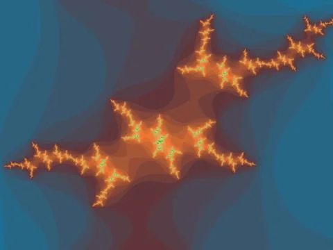 Decorative fractal background. Stock Illustration