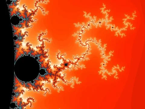 Decorative fractal background  Stock Illustration