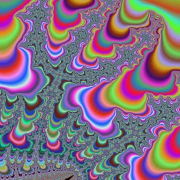 Decorative fractal background  Stock Illustration