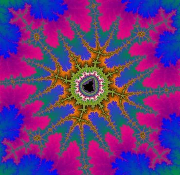 Decorative fractal background  Illustrazione stock