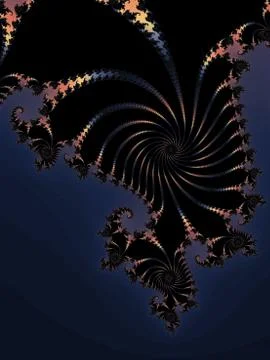 Decorative fractal background  Stock Illustration