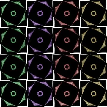 Decorative fractal pattern Stock Illustration