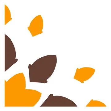 Decorative frame corner element with floral motif イラスト素材