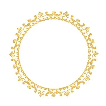 Decorative frame. Elegant vector element for design in Eastern style, place f Stock-Illustration