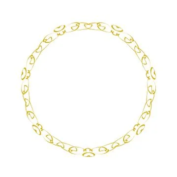 Decorative frame. Elegant vector element for design in Eastern style, place f Stock Illustration