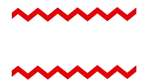 Decorative frame in the form of wave lines on a white background 库存影片 145248597