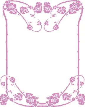 Decorative frame Stock Illustration