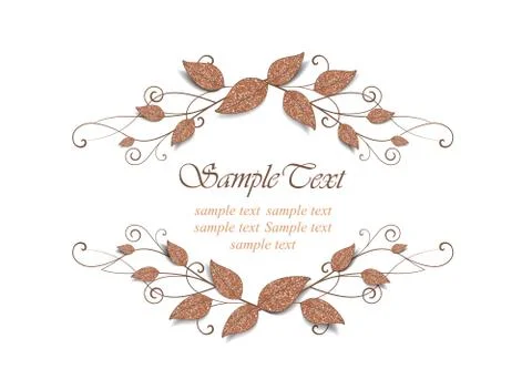 Decorative frame Stock Illustration