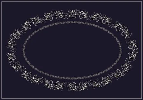 Decorative frame Stock Illustration