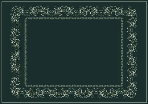 Decorative frame Stock Illustration