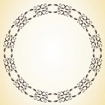 Decorative frame Stock Illustration